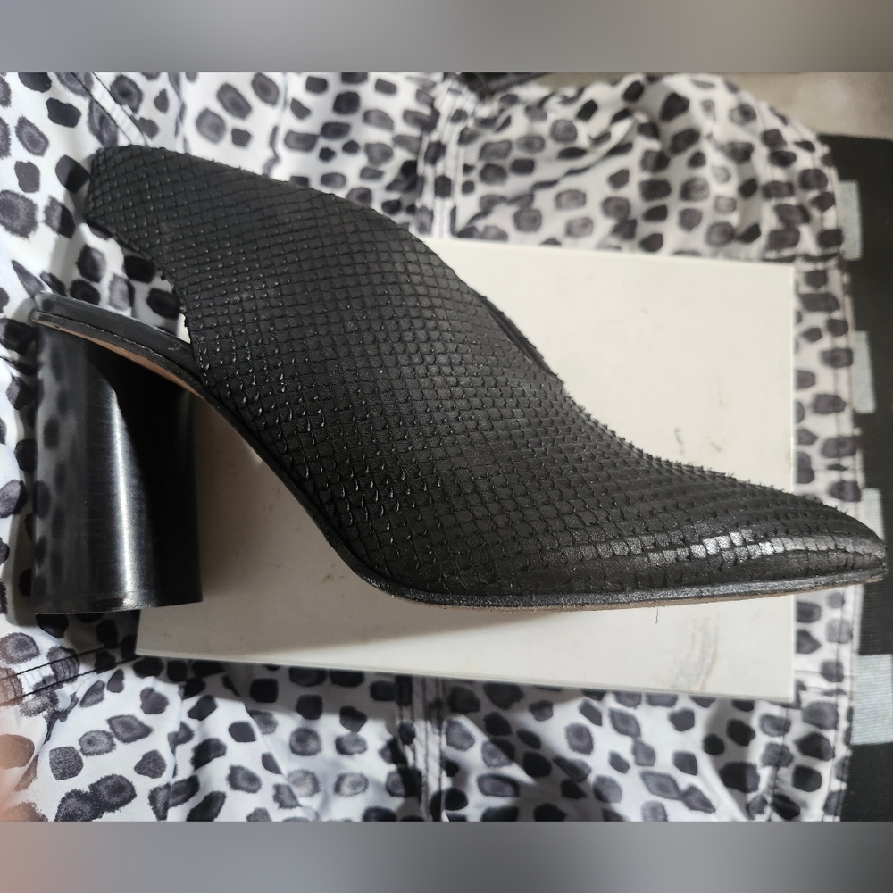 CARLO CECCHINI Italian High Heel Shoes, All Leather Handmade, Size 9.5 (41 EU)